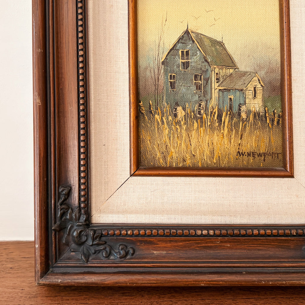 Framed Original William Newport Oil Painting