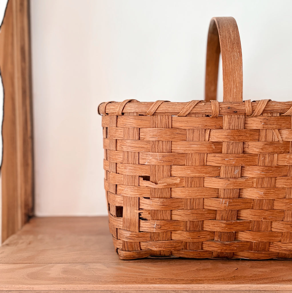 Handwoven Harvest Basket