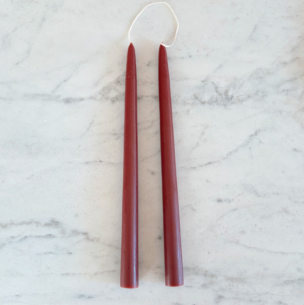Colorful Hand-Dipped Tapers
