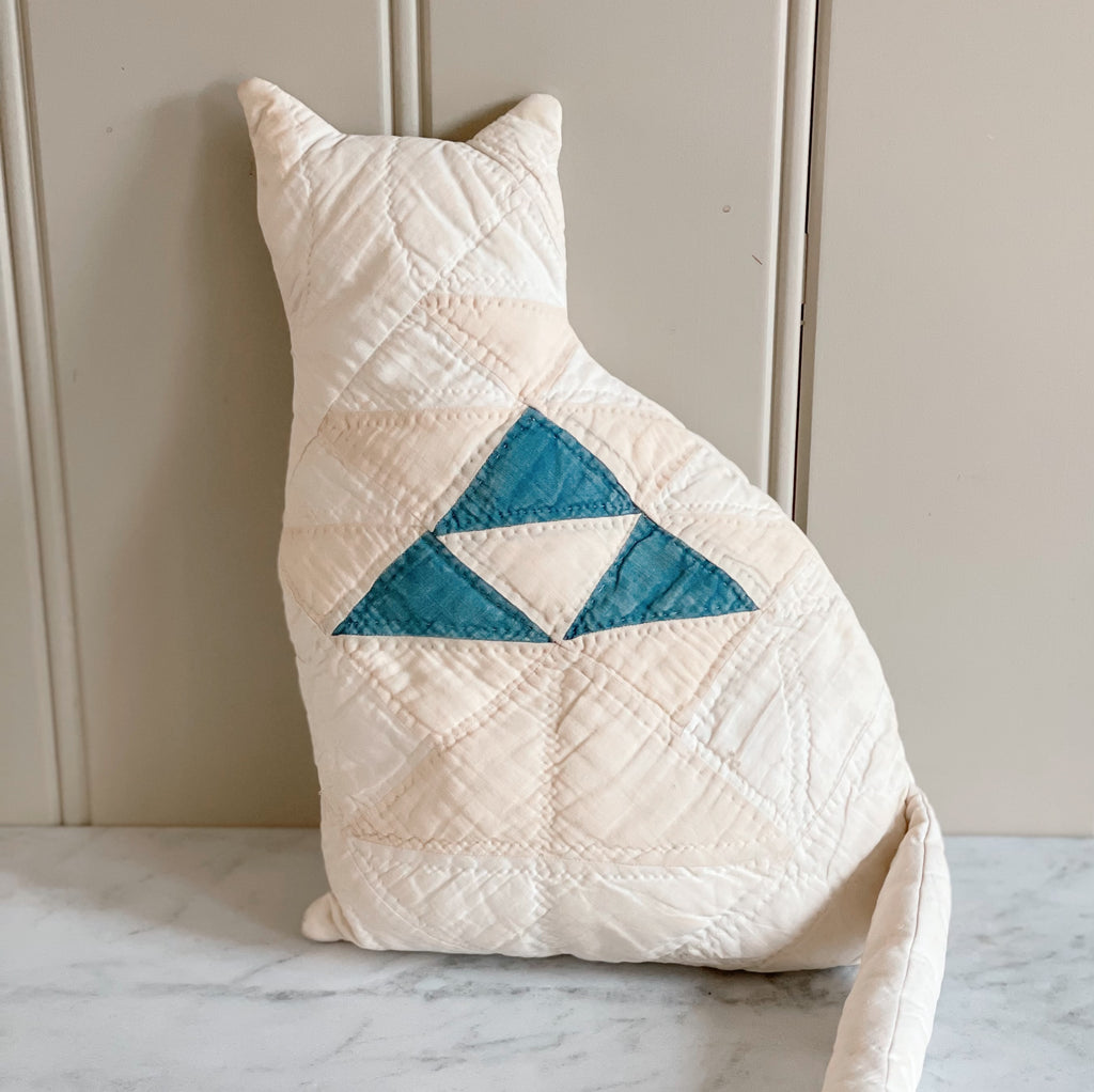 Quilted Cat Pillow