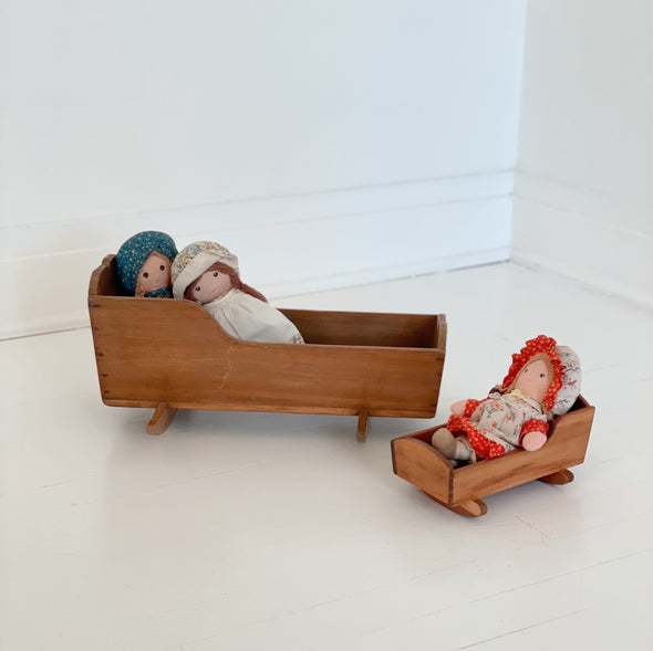 Wooden Doll Cradles