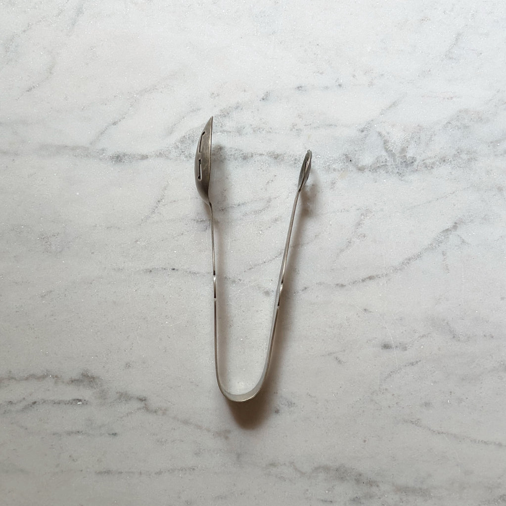 Vintage Silver-Plated Tongs