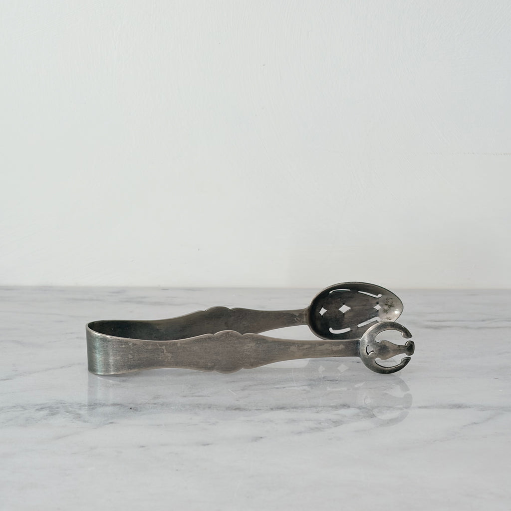 Vintage Silver-Plated Tongs