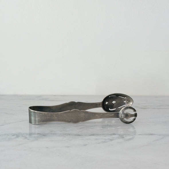 Vintage Silver-Plated Tongs