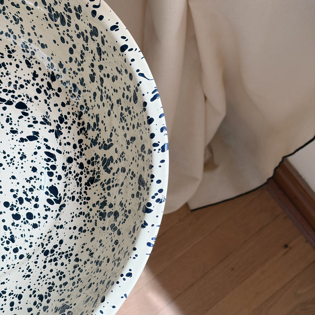 Splatter Enamelware Basin
