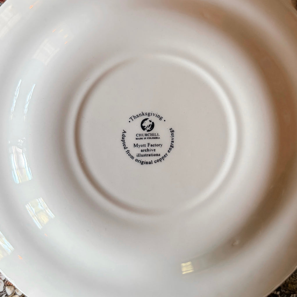 Churchill Thanksgiving Turkey Small Plate Set