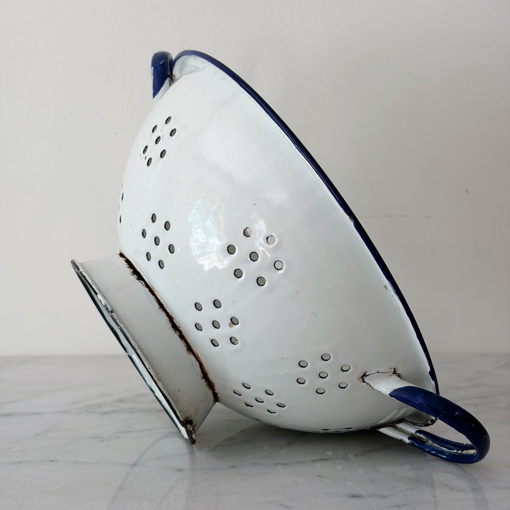 Vintage Enamel Colander