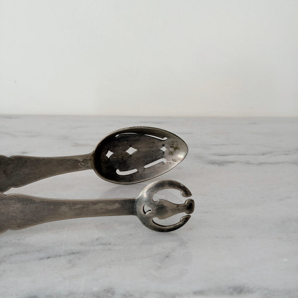 Vintage Silver-Plated Tongs