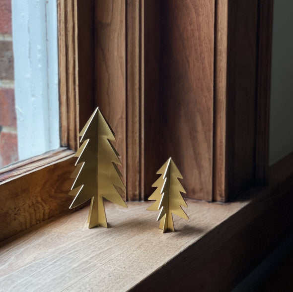 Brass Holiday Trees