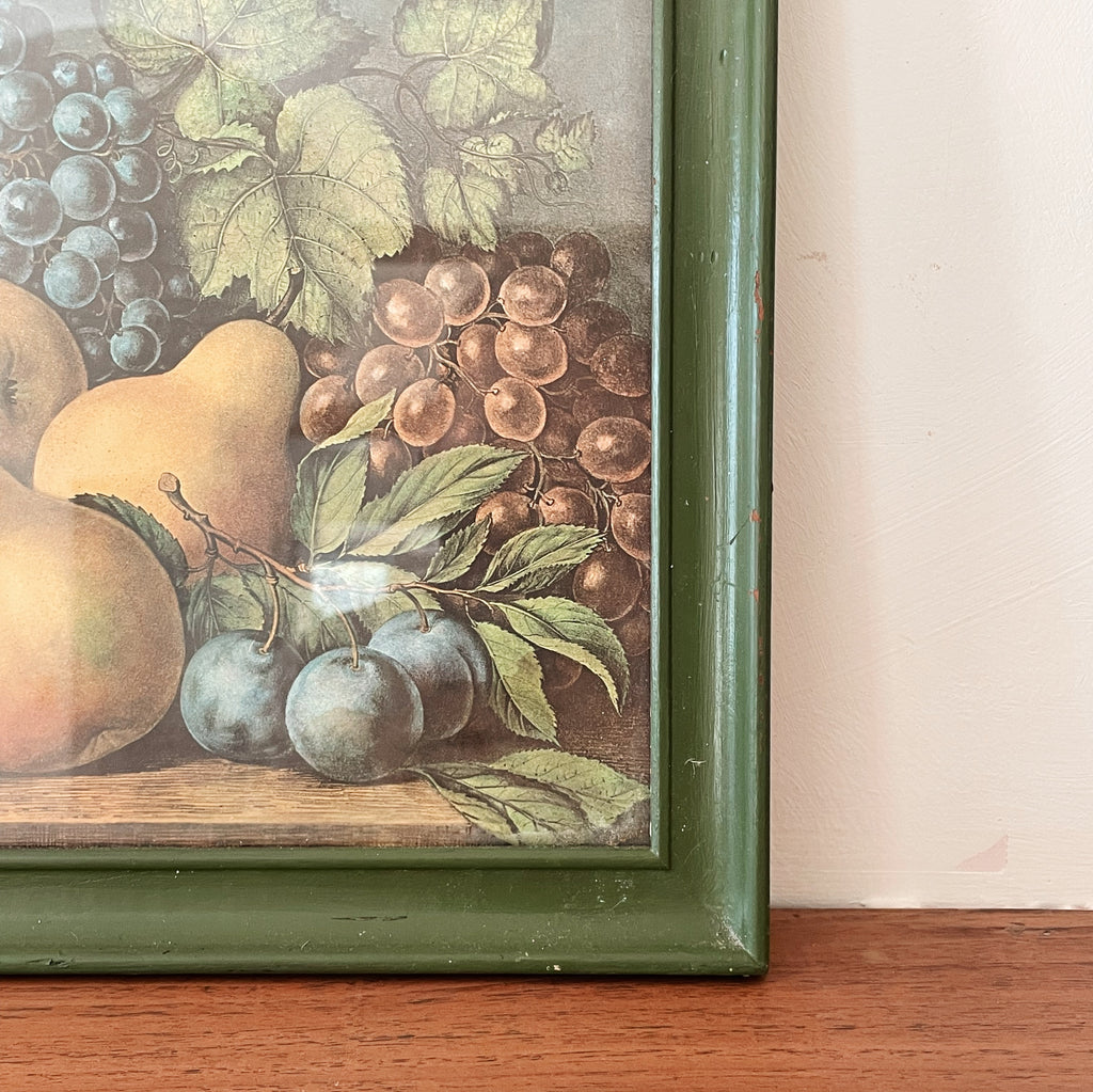 Framed “Golden Fruits of California” Print