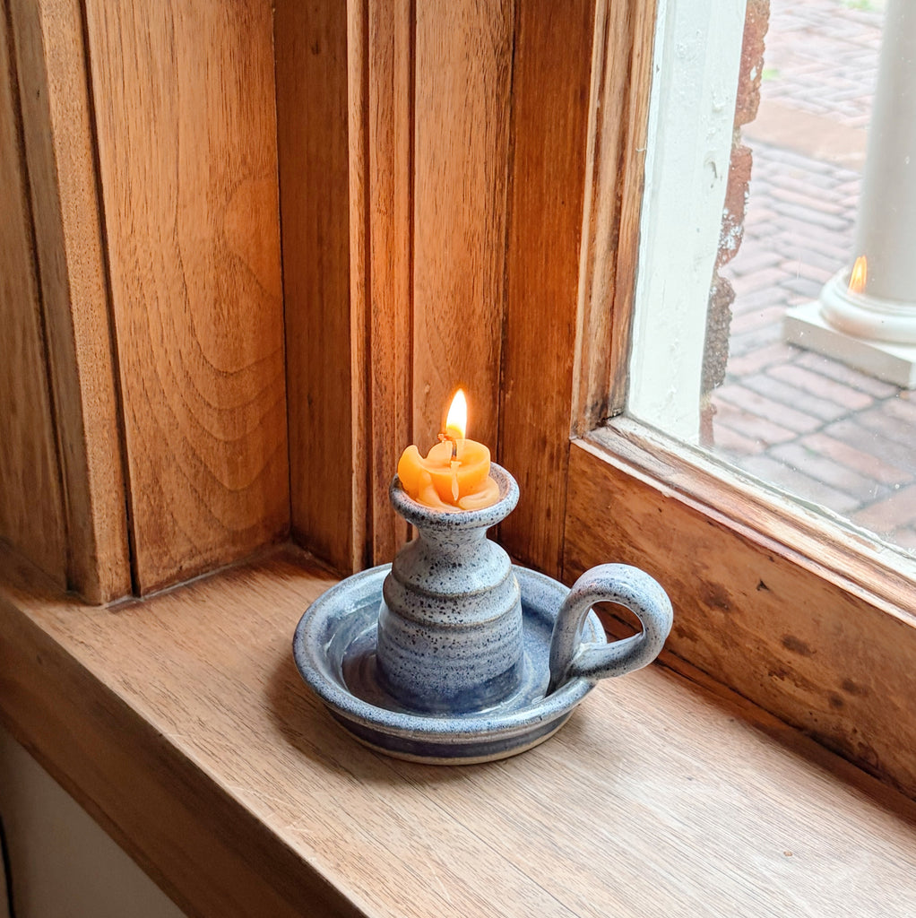 Handcrafted Stoneware Chamberstick