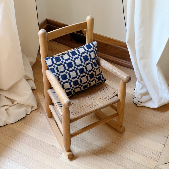 Children’s Rush-Seat Rocking Chair