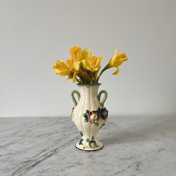 Hand Painted Floral Tulip Vase