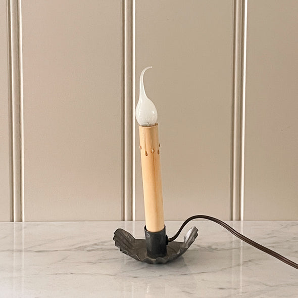 Electric Tin Windowsill Candle Lamp