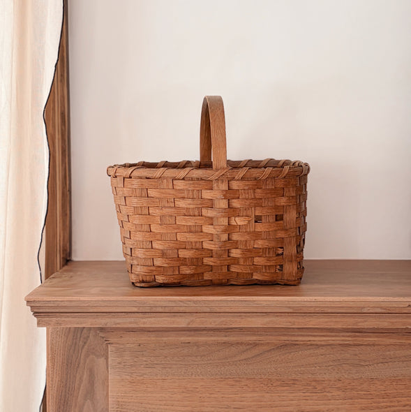 Handwoven Harvest Basket