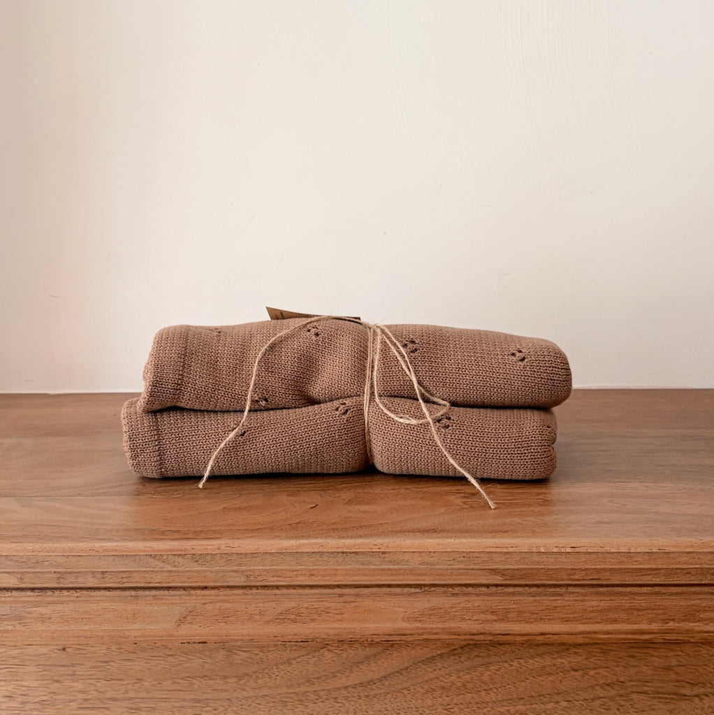 Organic Knit Baby Blanket