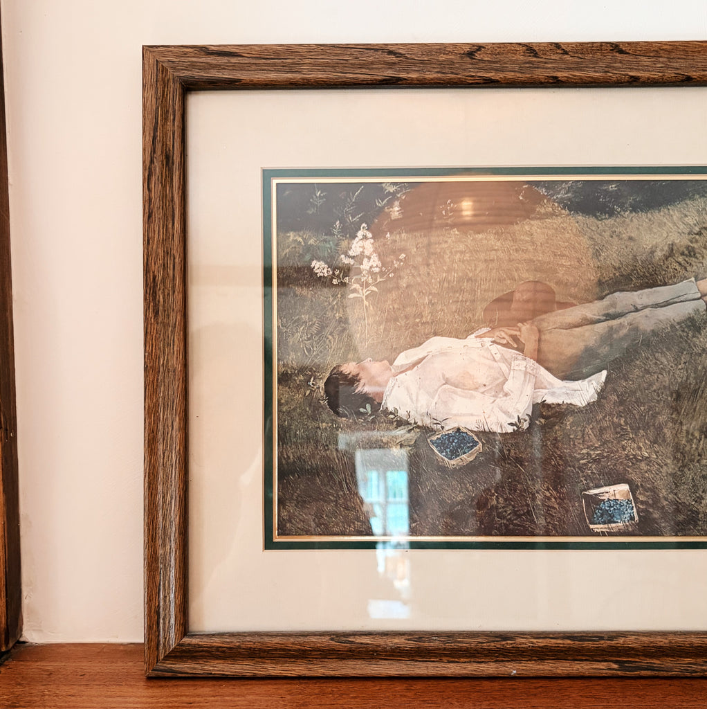 Framed Print of “The Berry Picker” by Andrew Wyeth