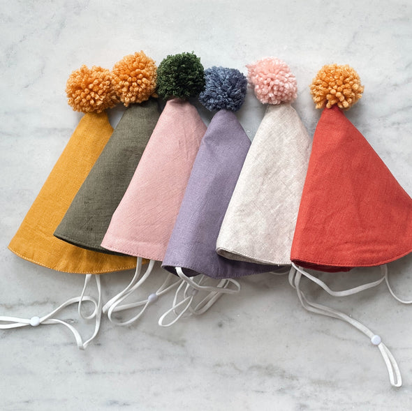 Kid's Linen Party Hat