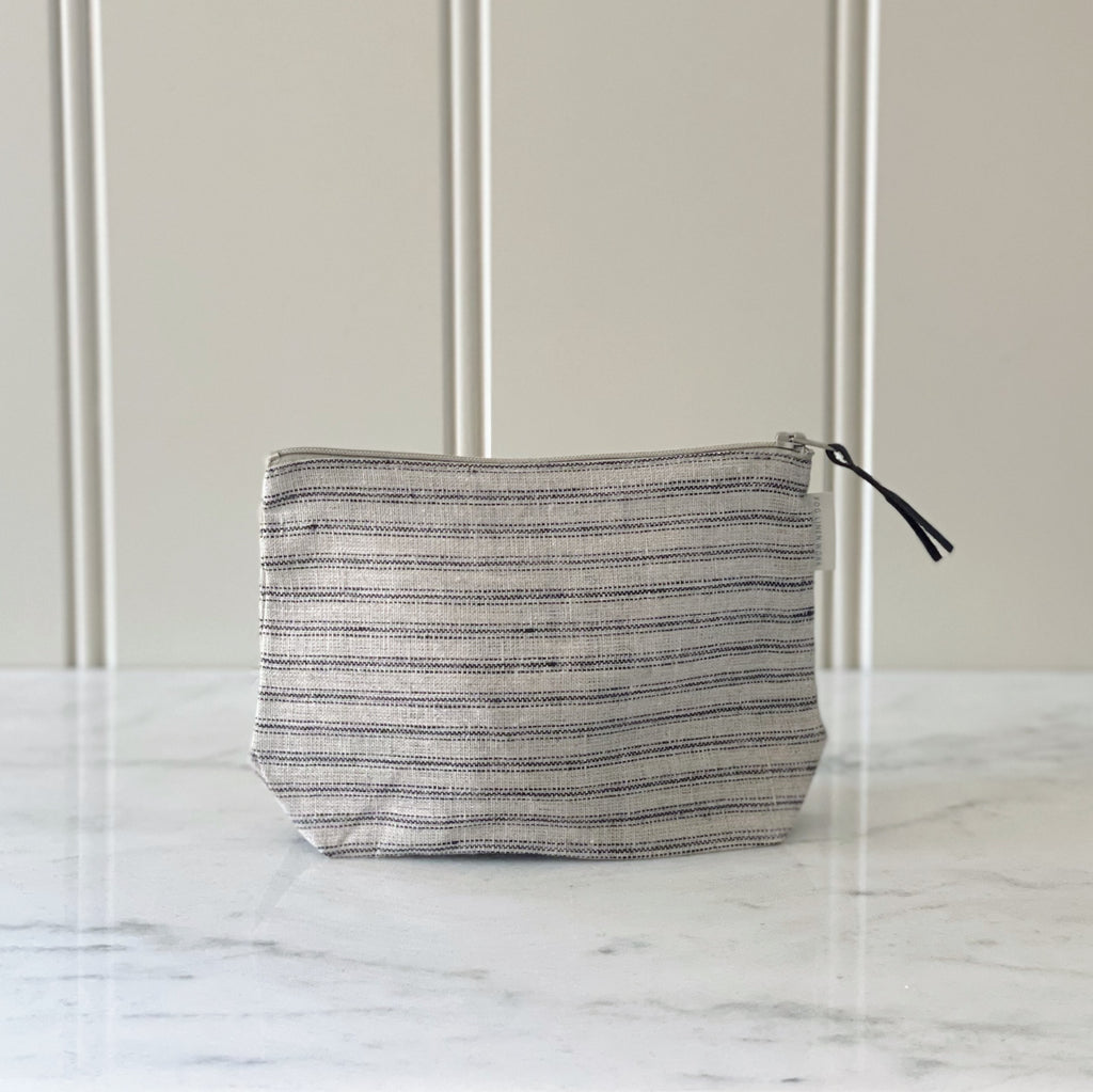 Linen Zip Pouch