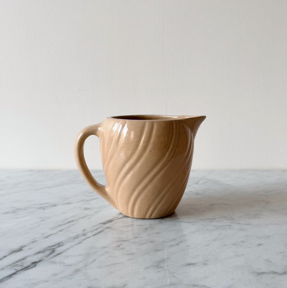 Swirled Stoneware Pitcher