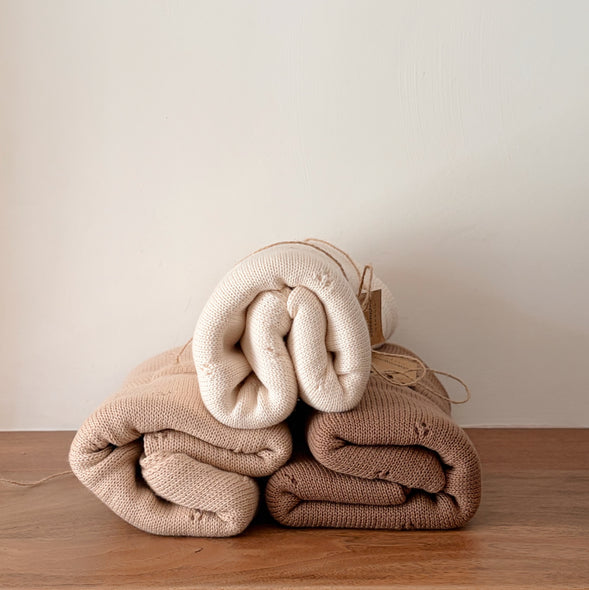 Organic Knit Baby Blanket