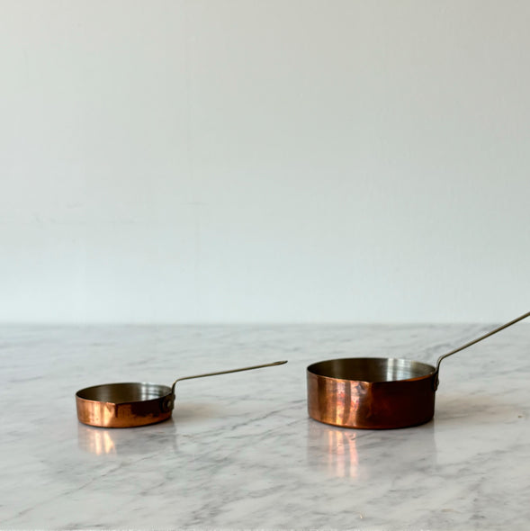 Copper and Brass Measuring Cups