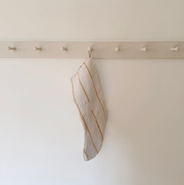 Handmade Grain Sack Stocking