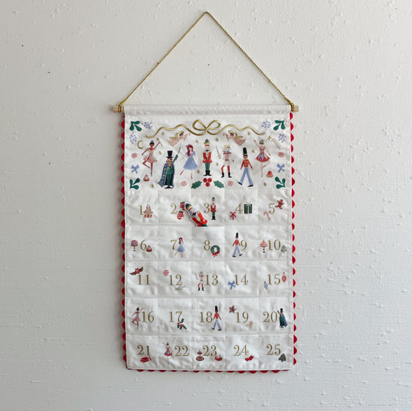 Nutcracker Embroidered Advent Calendar