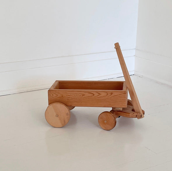 Toy-Sized Handmade Wooden Wagon