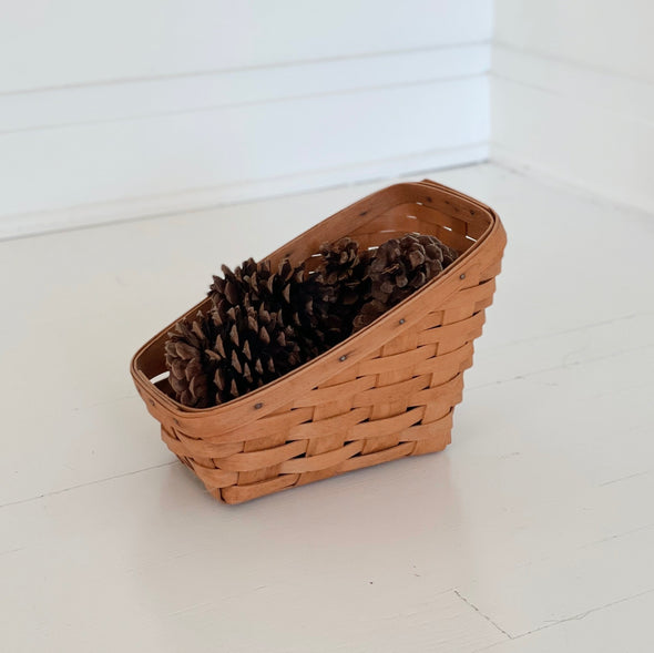 Handwoven Slope Basket