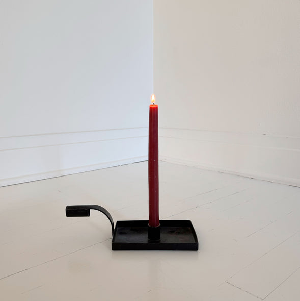 Rectangular Iron Chamberstick