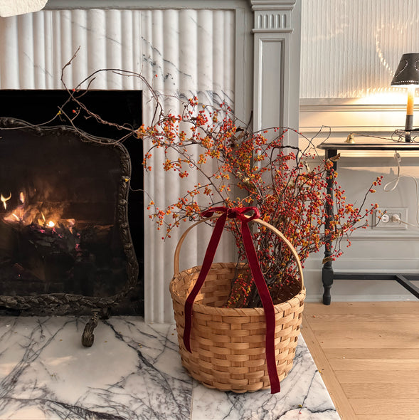 Round Deep Woven Basket