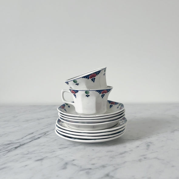 Painted English Ironstone Transferware