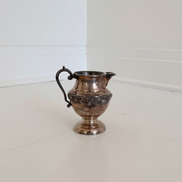 Silver-Plated Pedestal Creamer