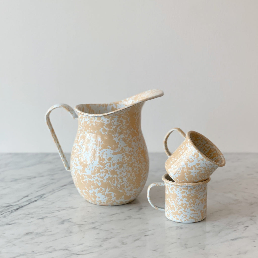 Splatter Enamelware Pitchers