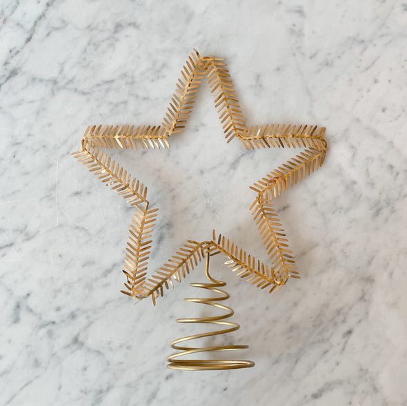 Brass Star Tree Topper