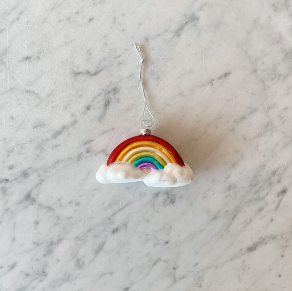 Glass Rainbow Ornament