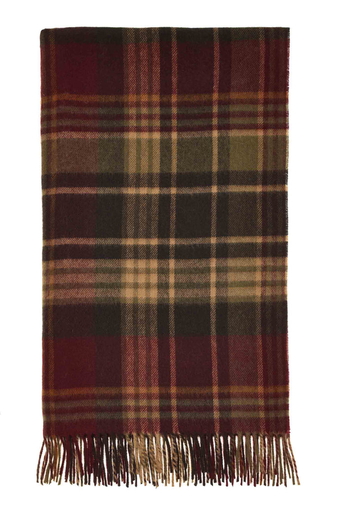 Estate Plaid Merino Lambswool Throw