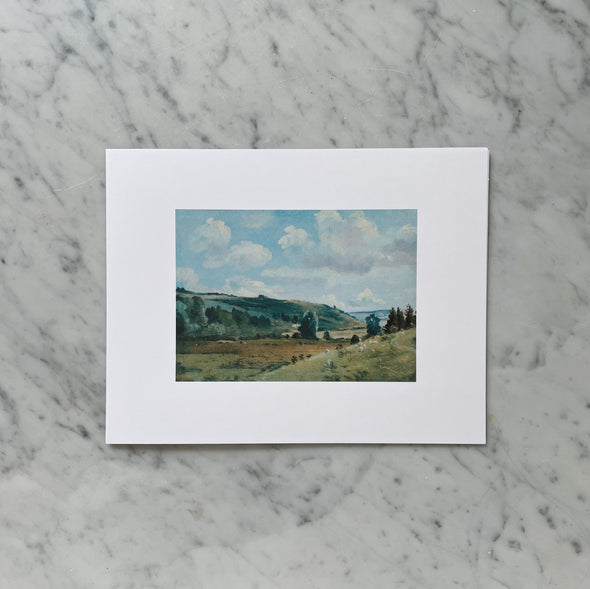 "Summer Landscape Near Dedham" Print