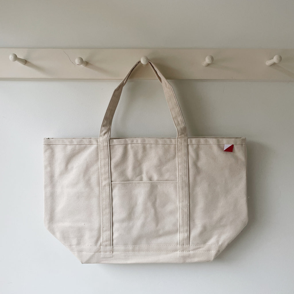 Classic Cream Boat Tote