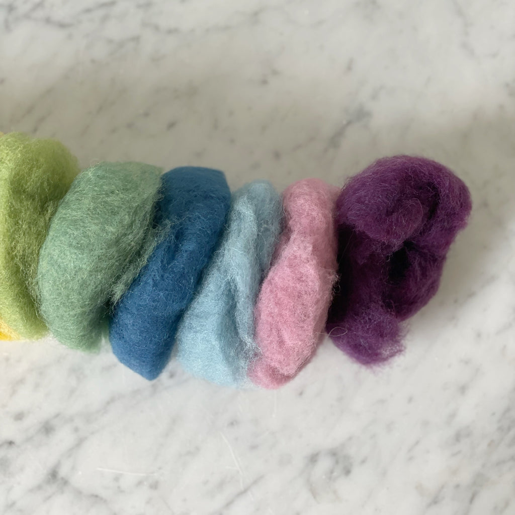 Plant-Dyed Roving Wool