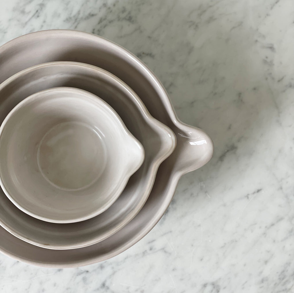 Ceramic French Mixing Bowl Set