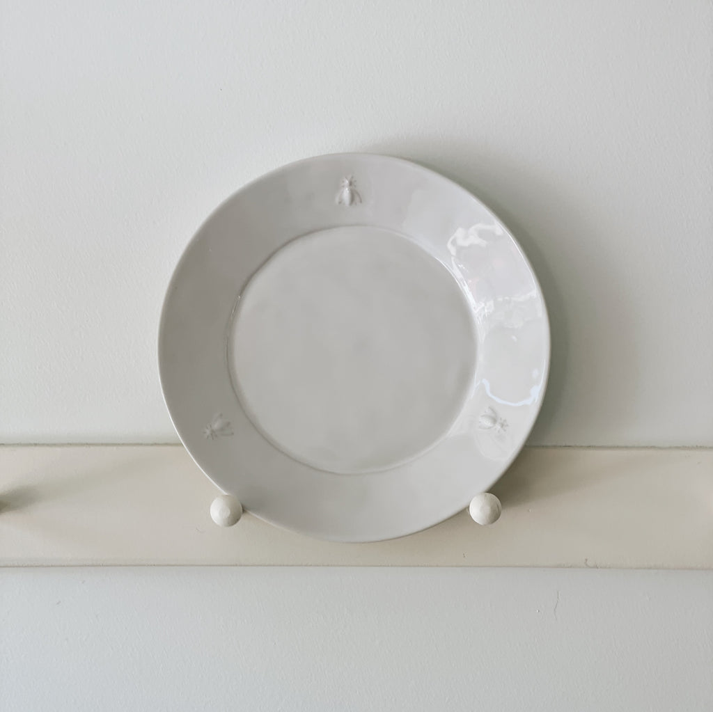 La Rochere Ceramic Bee Dinner Plate - Ecru. 10.75 x 1.2 (598220) -  European Splendor®