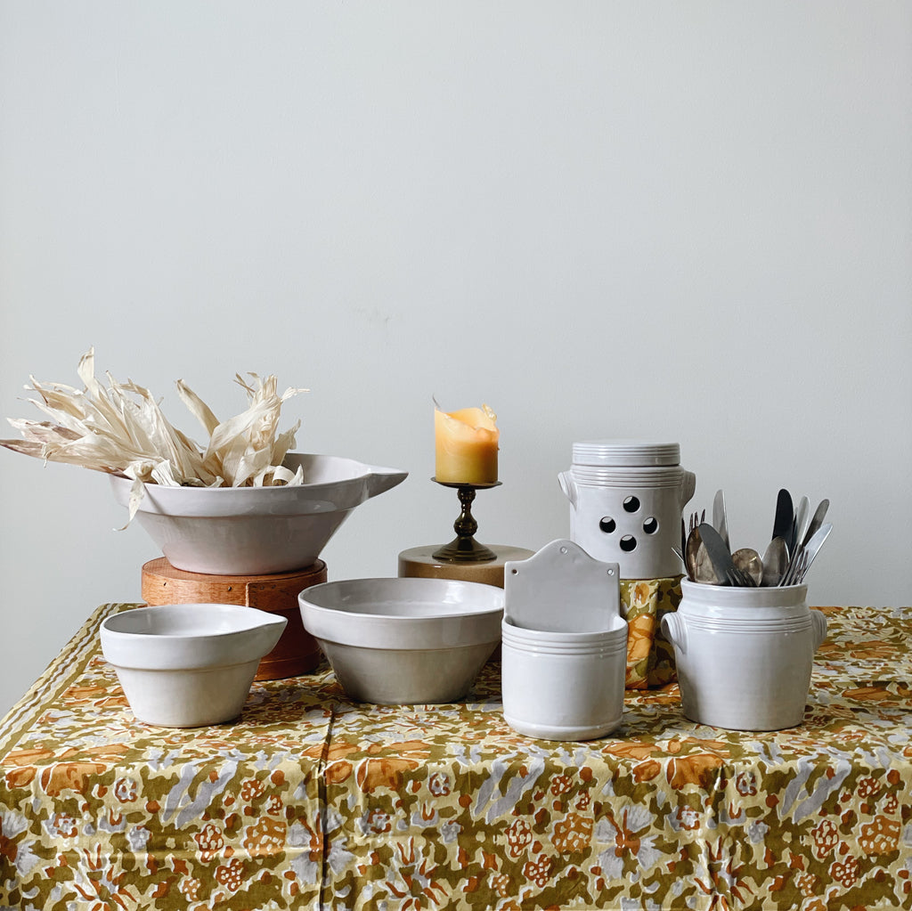 Ceramic French Mixing Bowl Set