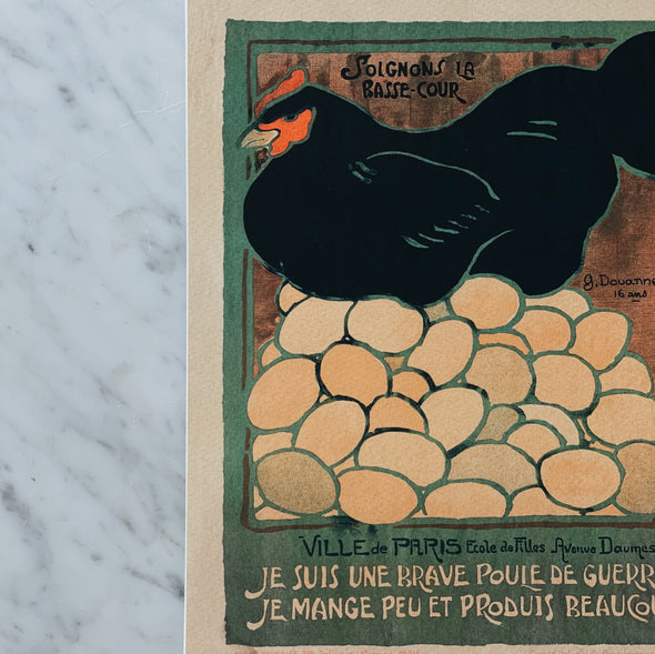"Vintage French Rooster"