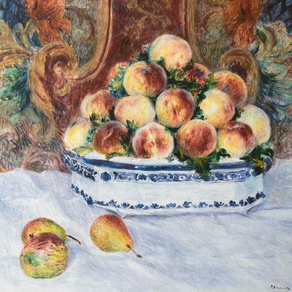 “Still Life with Peaches” Print