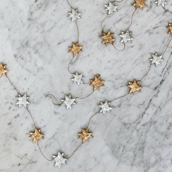 Nordic Palm Star Garland