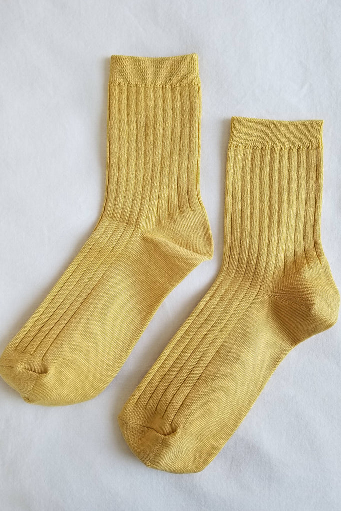 Cotton Ribbed Cozy Socks