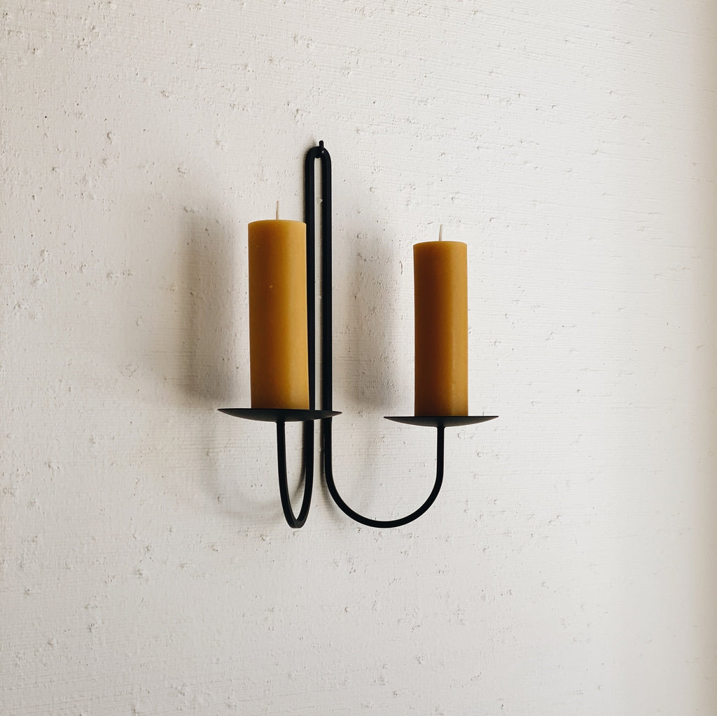 Iron Double Arm Wall Sconce