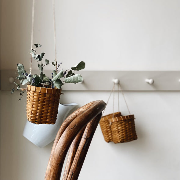 Wall Hanging Woodchip Basket